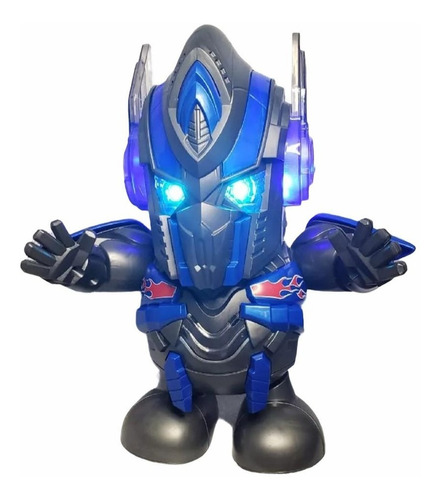 Boneco Brinquedo Robô Transformes Luz Inteligente Dançarino