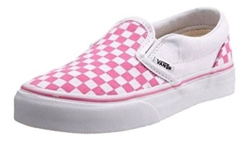 tenis vans rosa con blanco