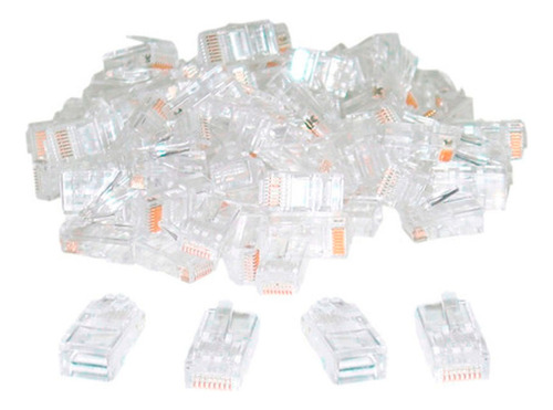 Conector Rj45 Cat 5e Delta Funda 100 Unidades