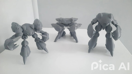 Figuras Robotech Set 3 Invid 3 Generacion Mospeada Figuras