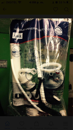 Imagen 3 de 6 de Kit De Herraje Para Pocetas Marca Venceramica New Oasis