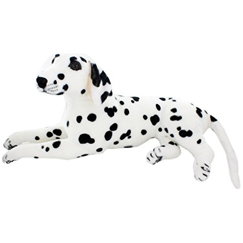 Jesonn Realistic Stuffed Animals Dog Dalmatian Plush Toys (1