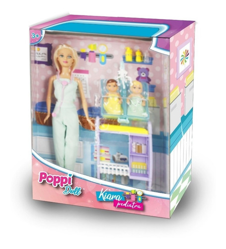 Muñeca Poppi Doll Kiara Pediatra