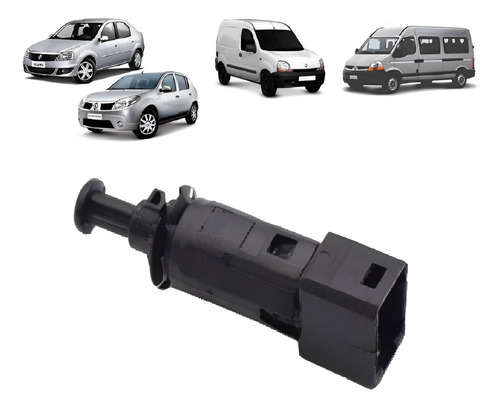 Interruptor Sensor Luz Freio Clio Kangoo Sandero 2 Pinos