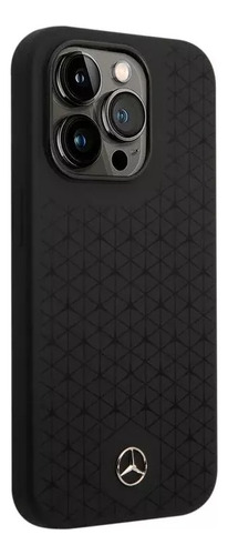 Funda Mercedes Benz  Silicone Stars Para iPhone 15 Pro Max