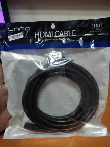 Cable Hdmi De 4,5 Metros Marca Unno Tekno 