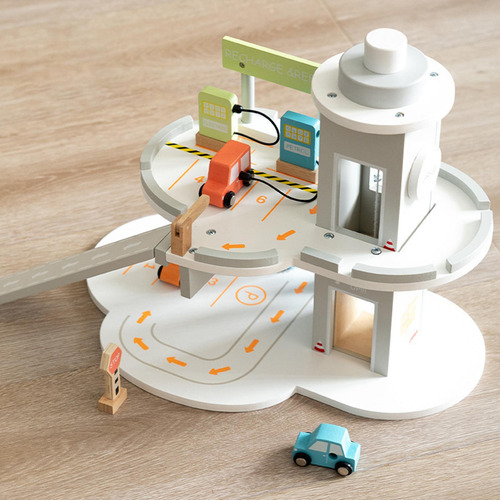 Conjunto De Brinquedos Para Estacionamento De Carro,