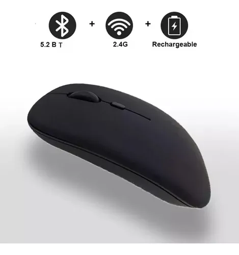 Promo 2x1! Mouse Recargable Bluetooth Usb C/ Windows Mac
