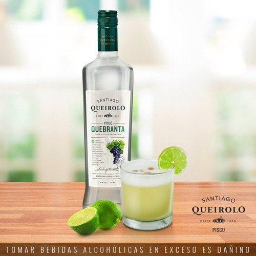 Pisco Santiago Queirolo Puro Quebranta 2l