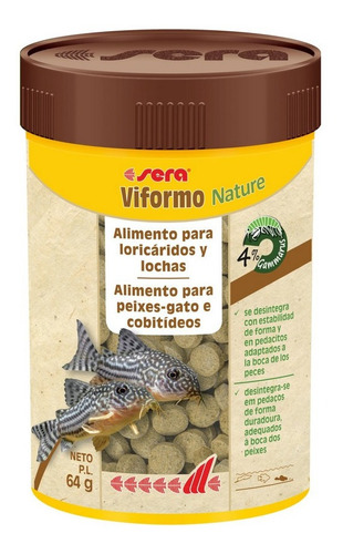 Alimento Peces Sera Viformo Tabletas  100 Ml