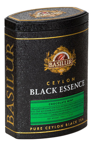 Black Esscence Chocolate Menta Tea Hoja 100 Gr- Basilur