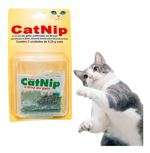 Erva Do Gato Catnip Nepeta Petpira Gatos Cat Desidratada Pura E Orgânica 9g