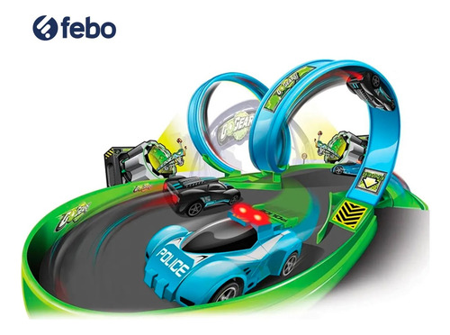 Pista Burago Go Gears Race & Rescue Inclu. 2 Autos Febo