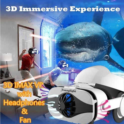 Tsanglight 3d Vr Auricular Gafa Realidad Virtual Ventilador