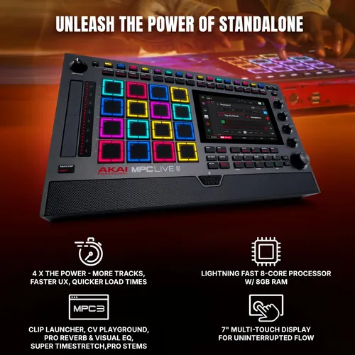 Music Production Center Akai Professional Mpc Live Iii | MercadoLivre