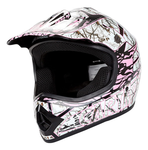 Casco Para Moto Cartman Youth Dirt  Talla L Color Rosado