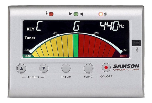 Afinador Con Metronomo Samson Cm40 Cromatico Prm