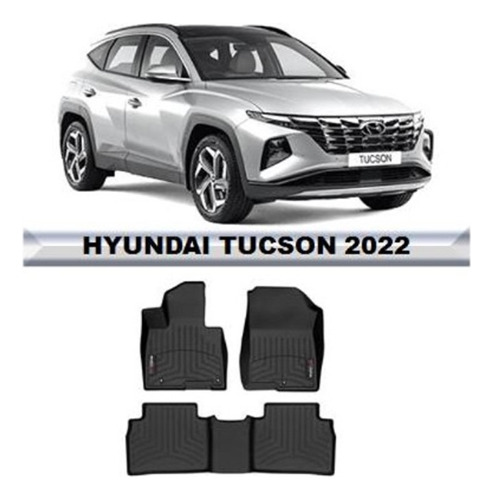 Alfombra Weathertech Tipo Bandeja Hyundai Tucson 21-24 Ps