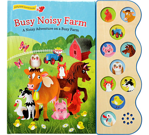 Busy Noisy Farm: Libro Sonidos Interactivo Niños (sonido 10