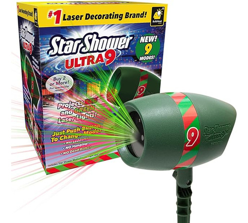 Star Shower Ultra 9 De Luces Laser Para Exteriores As Seen O