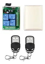 Comprar Receptor Inalambrico 4 Canales 2 Controles Remoto Rf 433mhz