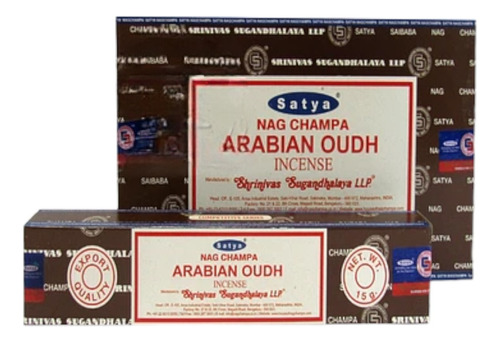 Incienso Satya Nag Champa  Oud Arabe 