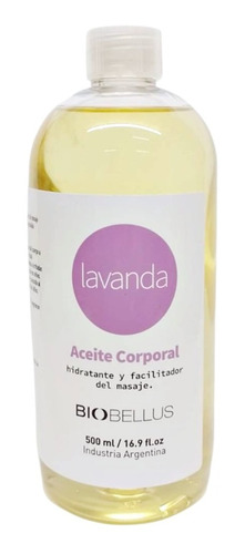 Aceite Para Masajes Corporales Lavanda X 500 Ml Biobellus