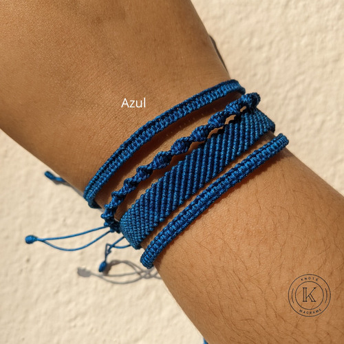 Set De Pulseras Macramé Mix