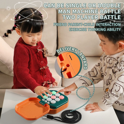 Juego De Mesa Con Rompecabezas Montessori Electrónico Tic-ta