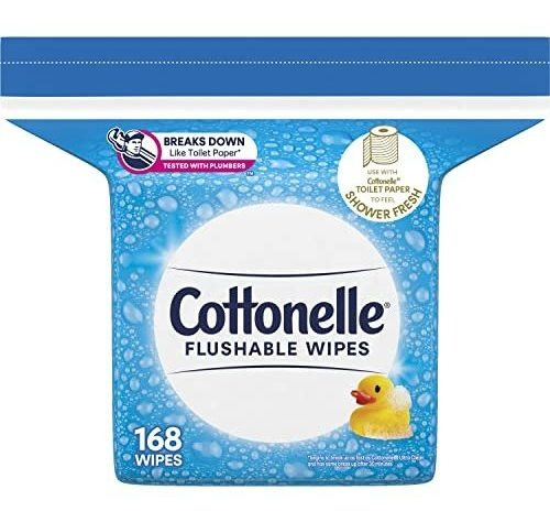 Cottonelle Flushable Wet Wipes Para Adultos, 1 Paquete De Re