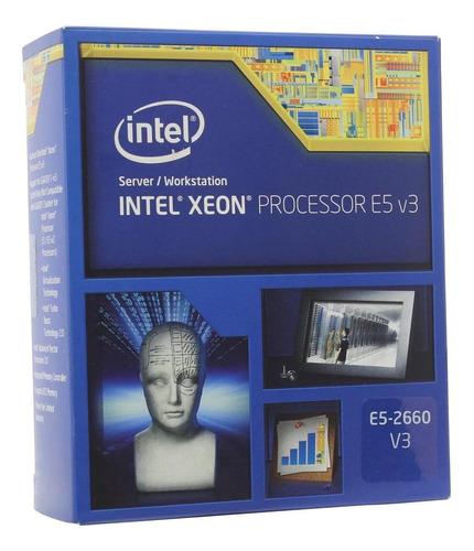 Imagem 1 de 3 de Processador Intel Xeon E5-2660 V3 BX80644E52660V3 de 10 núcleos e  3.3GHz de frequência