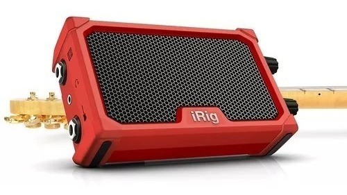 Irig Nano Amp Ik Amp De Guitarra 3w P/ iPhone iPad Red 