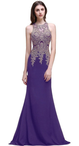 Vestido De Noche Largo, Corte Sirena, Apliqués Navidad | Envío gratis Vestido De Noche Largo, Corte Sirena, Apliqués Navidad | Envío gratis