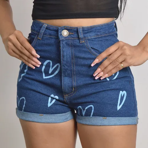 Shorts Jeans Dama De Moda