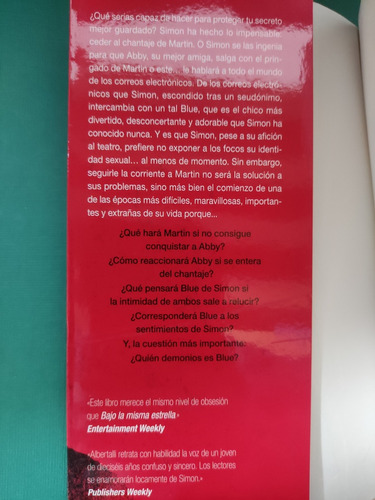 Yo, Simon, Homo Sapiens. Becky Albertalli. Ed. Puck