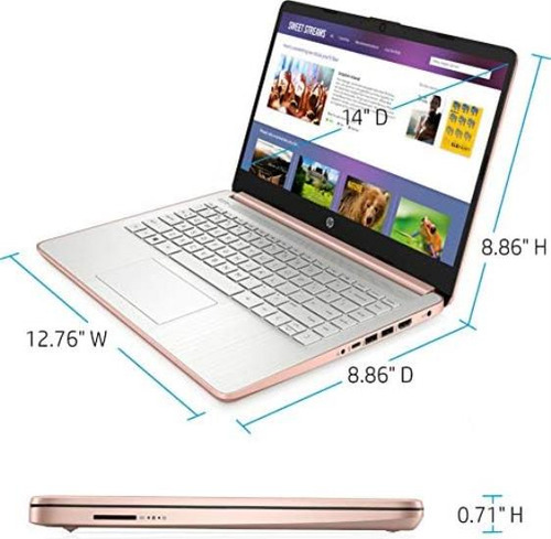 Pantalla Hp Stream Hd De 14 Pulgadas, Procesador Intel Celer