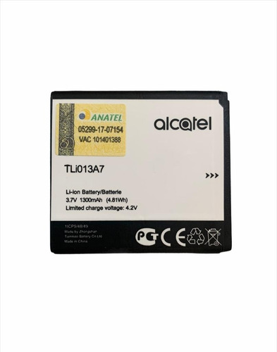 Bateira Original Alcatel Tli13a7 One Touch Pixi 4 (4017f)