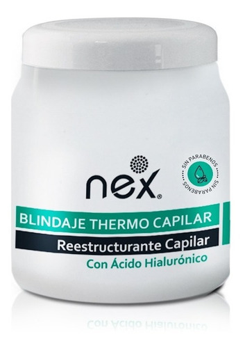 Blindaje Thermo Capilar Nex  Acido Hialurónico 1kg Nutricion