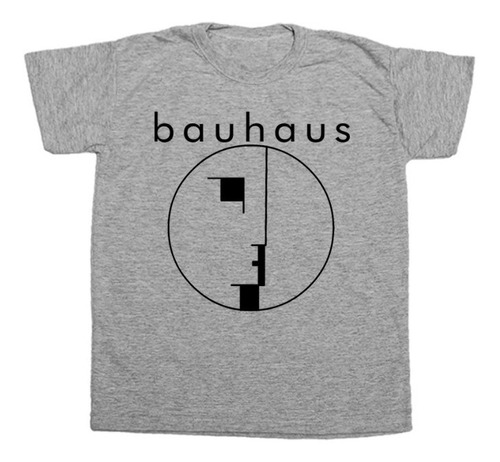 Remera Bauhaus Logo Banda Unisex Algodón Rock Post Punk