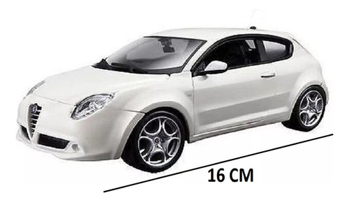 Imagen 4 de 5 de Auto Coleccionable Welly Metálico Alfa Romero Mito 1:24
