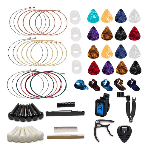 Kit De Mantenimiento Pick Set Care Parts, Accesorios, Guitar