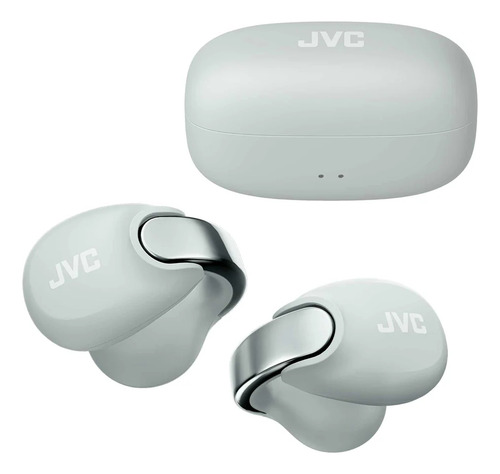 Audífonos Bluetooth Jvc Earcuffs De Estilo Oído Abierto Diseño Único Open Ear Inalámbricos Con Resistencia Al Agua Ipx4 Hasta 24 Horas De Duración De Batería | Ha-np1t (Gris)