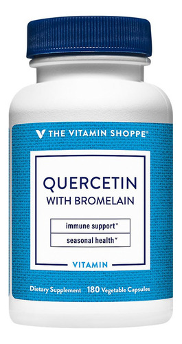 The Vitamin Shoppe Quercetina Con Bromelina, Antioxidante Qu