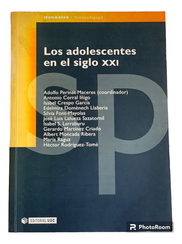 Libro Los Adolecentes Del Siglo Xxi Por Adolfo Perina Macere