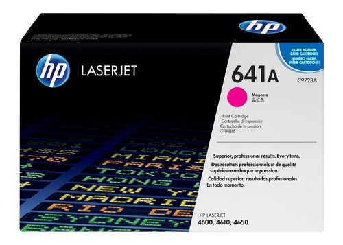 Cartucho De Toner Original Hp Laserjet 641a Para 4600 Color