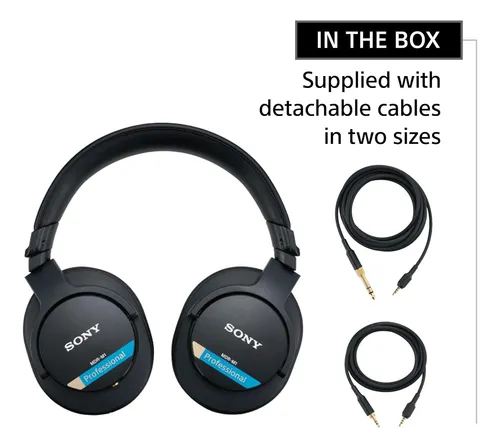 Auriculares Sony Mdr-m1 De Monitor Cerrado, Sonido Profesion
