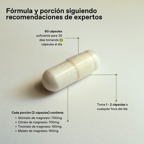 Unruled - 4 Mag Complex | Complejo De 4 Magnesios | 60 Cáps