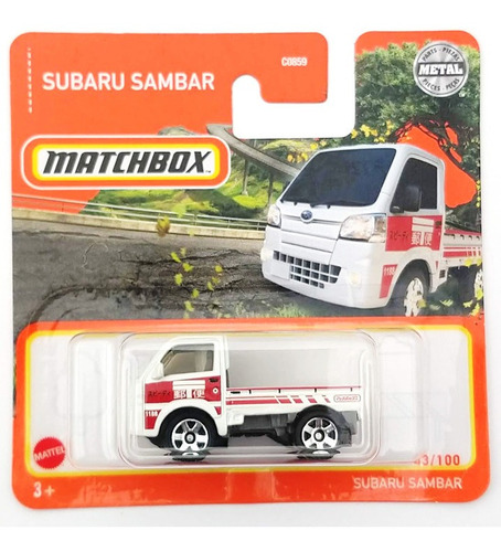 Matchbox Subaru Sambar Pick Up Original Coleccion