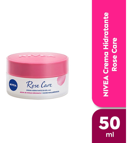 Combo Nivea Rutina Rose Care Mist Facial+gel Limpiador+crema Todo Tipo De Piel Día/noche