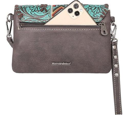 Cartera Montana West Crossbody B Importada Original Café